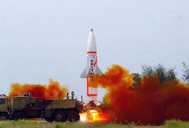 prithvi 2 missile