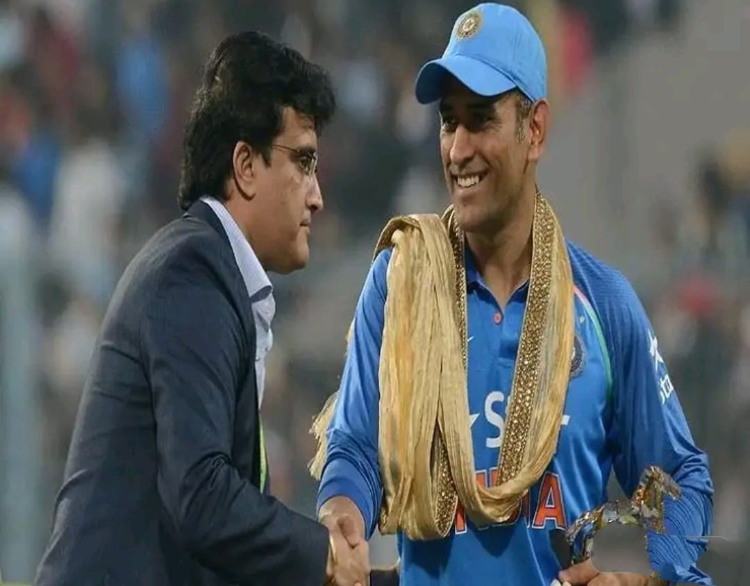 sourav and dhoni